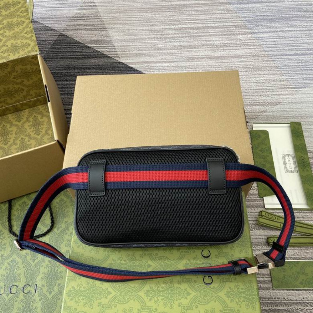 GG belt bag with zip pocket 792094 W24cm x H14cm x D5.5cm Bags