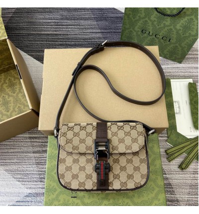 Mini GG crossbody bag 802100 W20cm x H14cm x D6.5cm