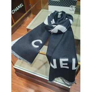 Chanel scarf 100% wool 65x200cm 