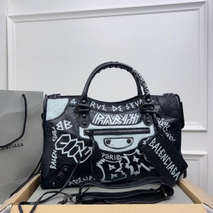 Balenciaga Graffiti Bag city 38x25x14cm Bags