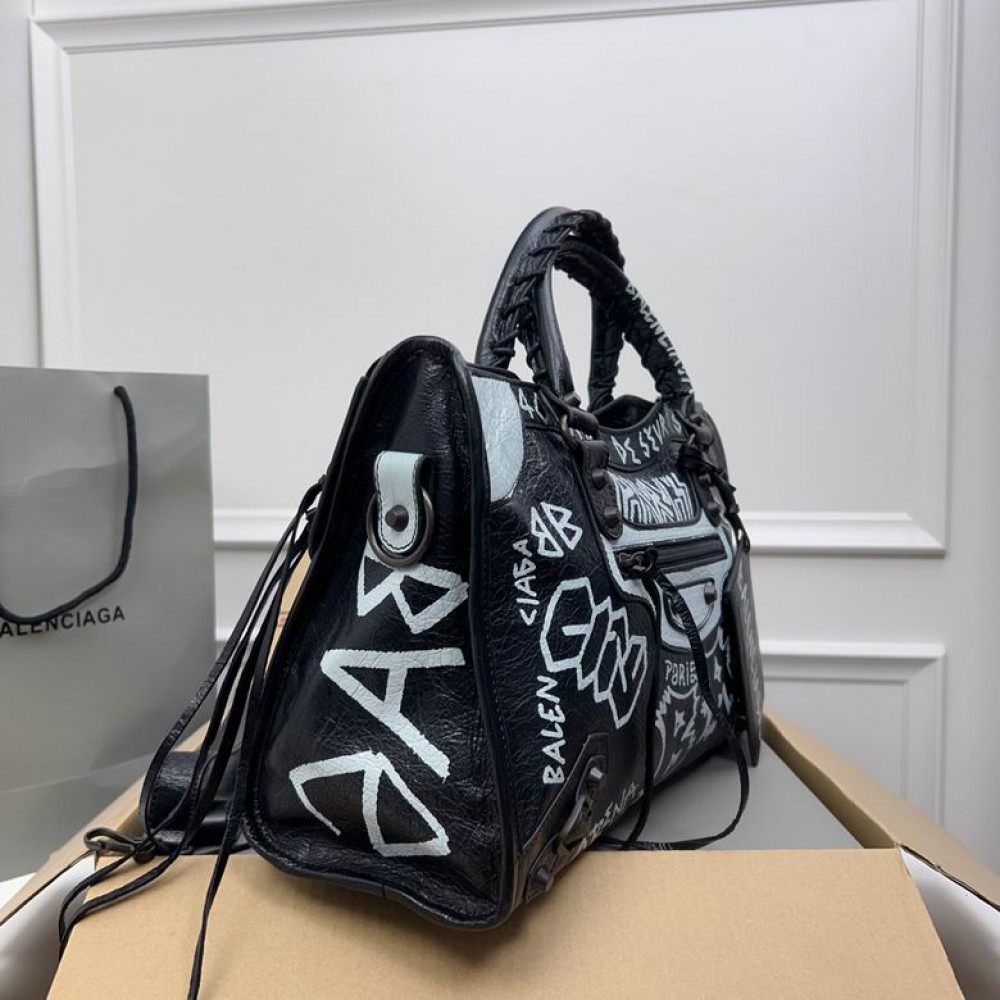 Balenciaga Graffiti Bag city 38x25x14cm Bags