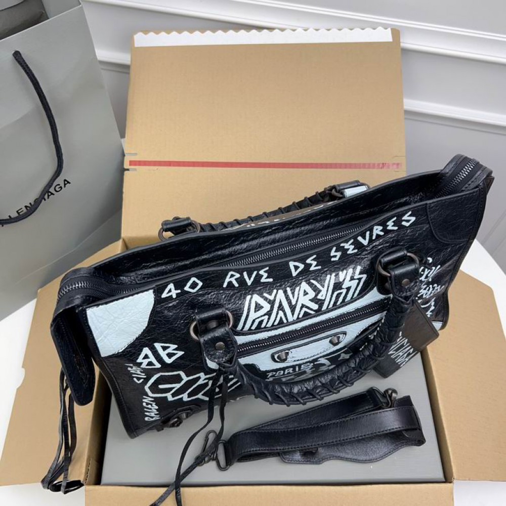 Balenciaga Graffiti Bag city 38x25x14cm Bags