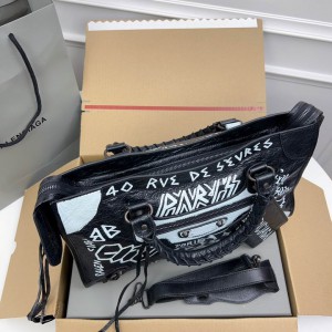 Balenciaga Graffiti Bag city 38x25x14cm Bags