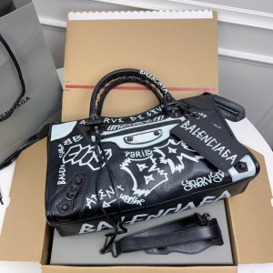 Balenciaga Graffiti Bag city 38x25x14cm Bags