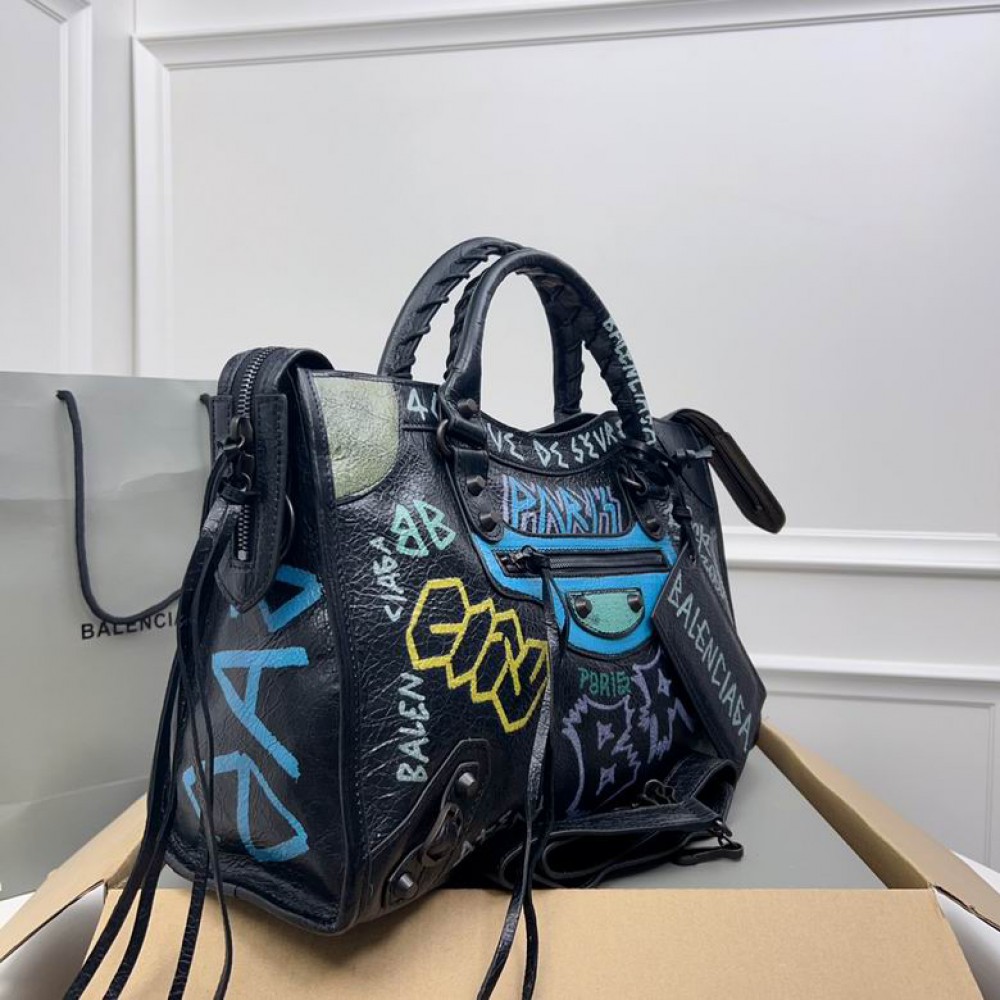 Balenciaga Graffiti Bag city 38x25x14cm Bags