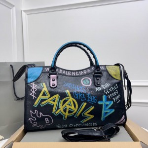 Balenciaga Graffiti Bag city 38x25x14cm Bags