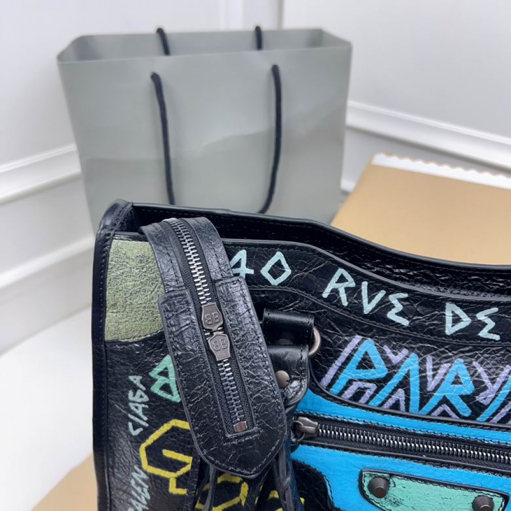 Balenciaga Graffiti Bag city 38x25x14cm Bags