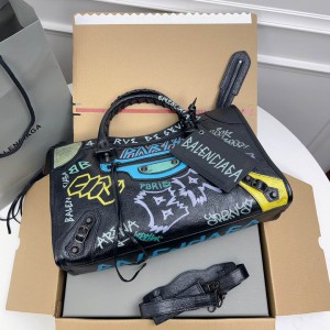 Balenciaga Graffiti Bag city 38x25x14cm Bags