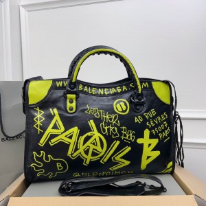 Balenciaga Graffiti Bag city 38x25x14cm Bags