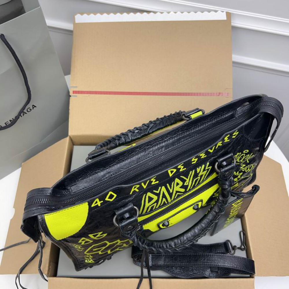 Balenciaga Graffiti Bag city 38x25x14cm Bags