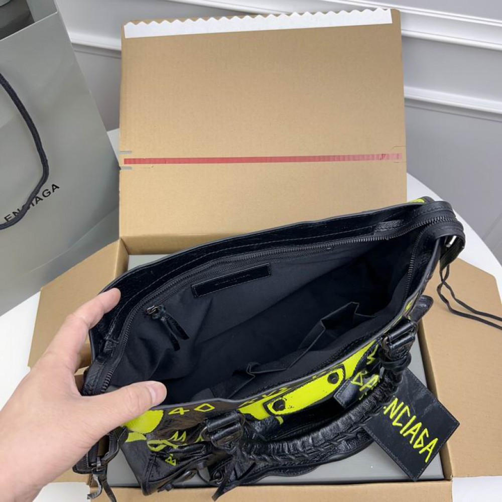 Balenciaga Graffiti Bag city 38x25x14cm Bags
