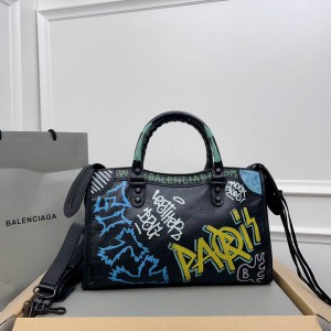 Balenciaga Graffiti Bag city 30x20x11cm Bags