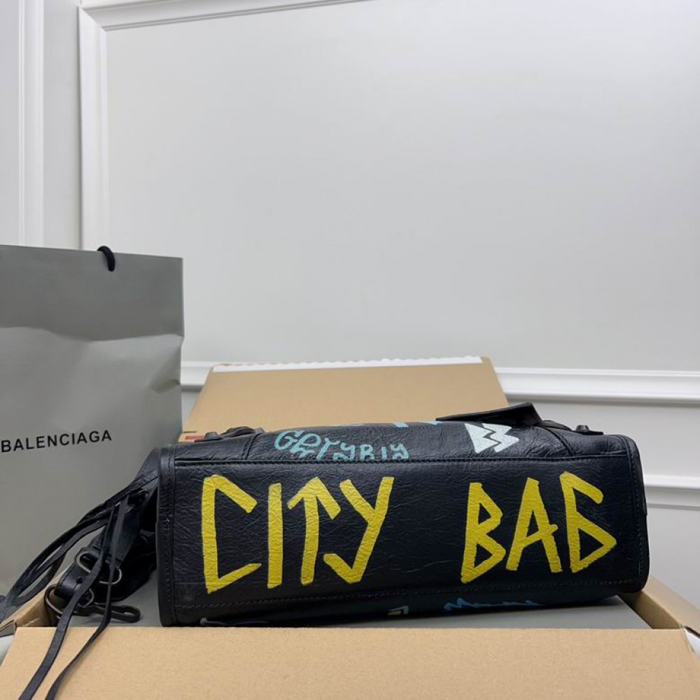Balenciaga Graffiti Bag city 30x20x11cm Bags