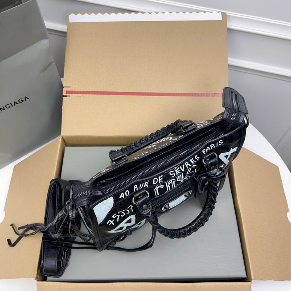 Balenciaga Graffiti Bag city 30x20x11cm Bags