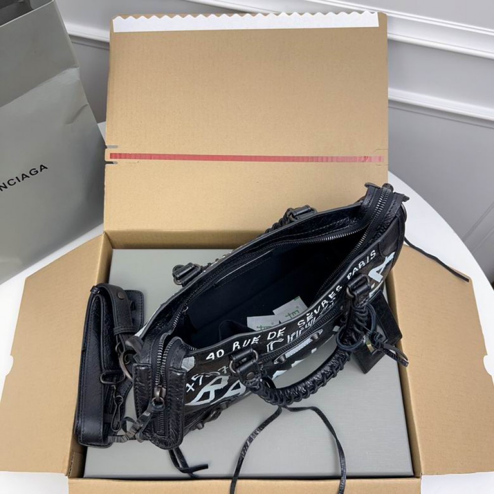 Balenciaga Graffiti Bag city 30x20x11cm Bags
