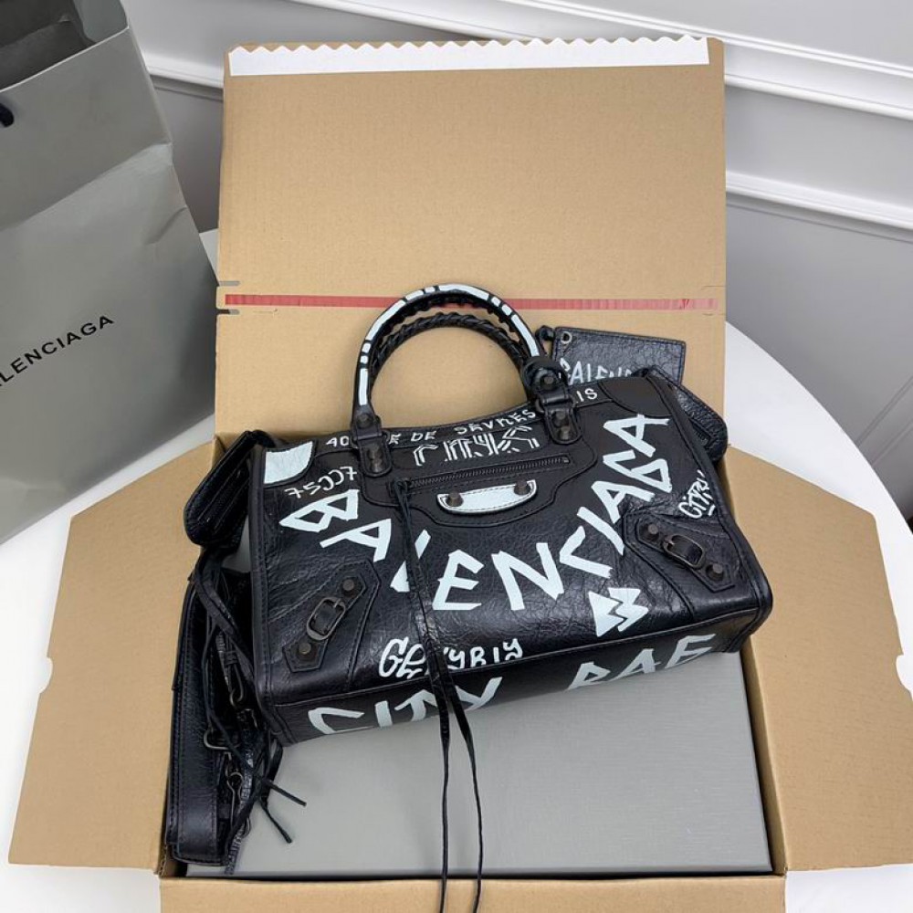 Balenciaga Graffiti Bag city 30x20x11cm Bags