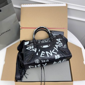 Balenciaga Graffiti Bag city 30x20x11cm Bags