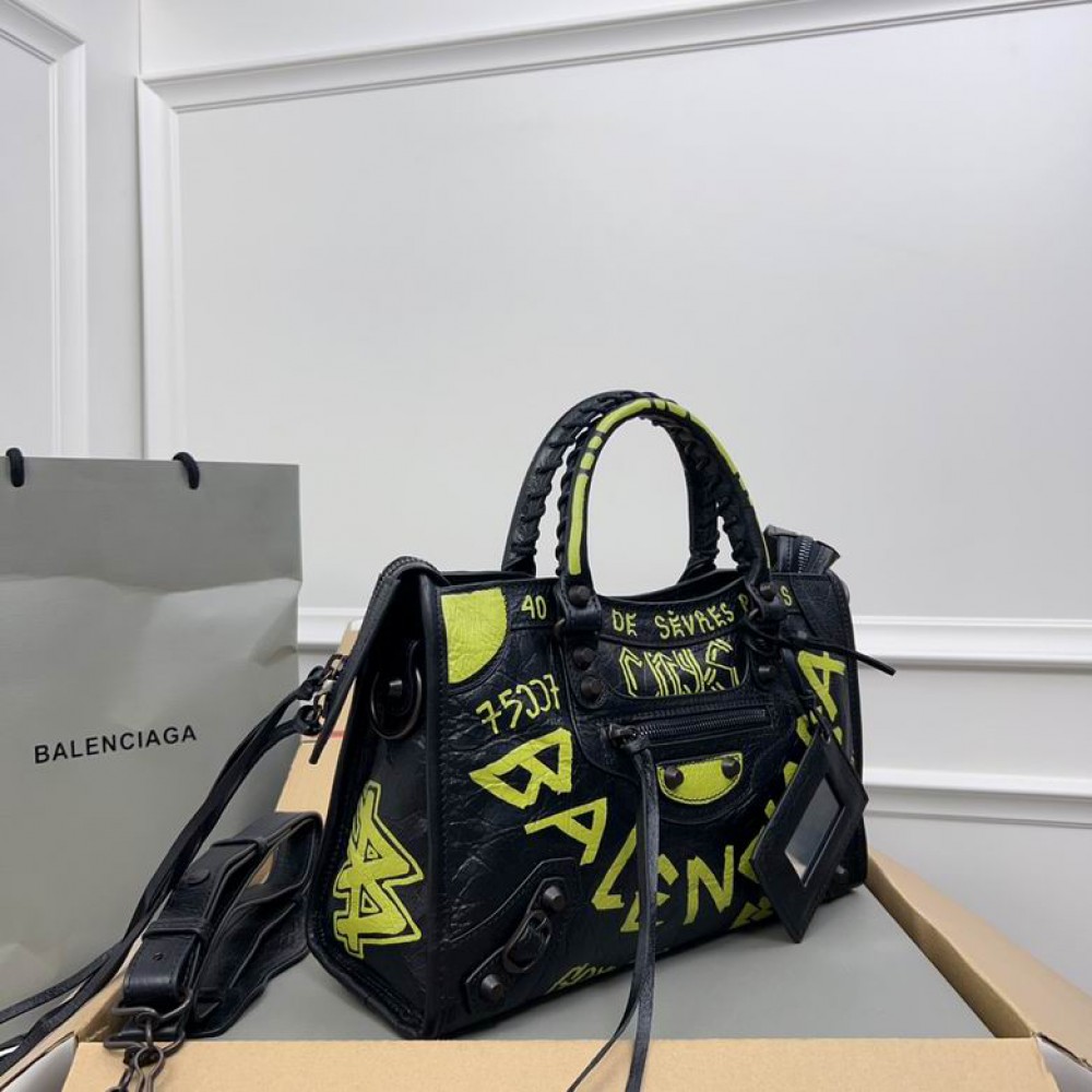 Balenciaga Graffiti Bag city 30x20x11cm Bags