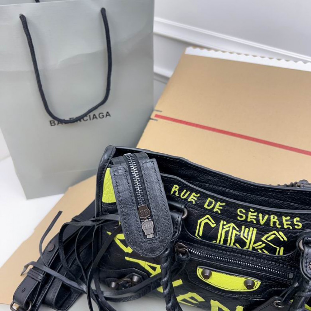 Balenciaga Graffiti Bag city 30x20x11cm Bags