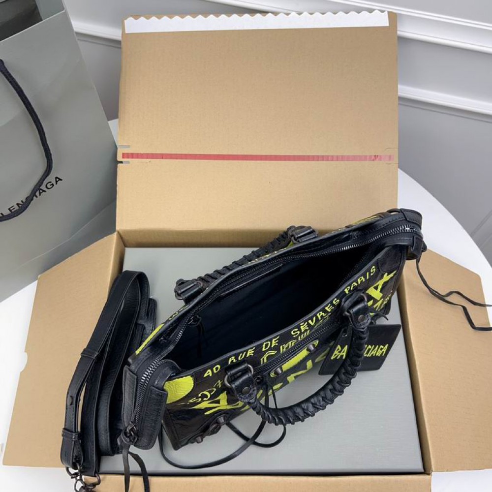 Balenciaga Graffiti Bag city 30x20x11cm Bags