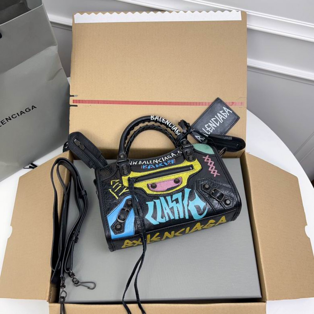 Balenciaga Graffiti Bag city 24x17x10cm Bags