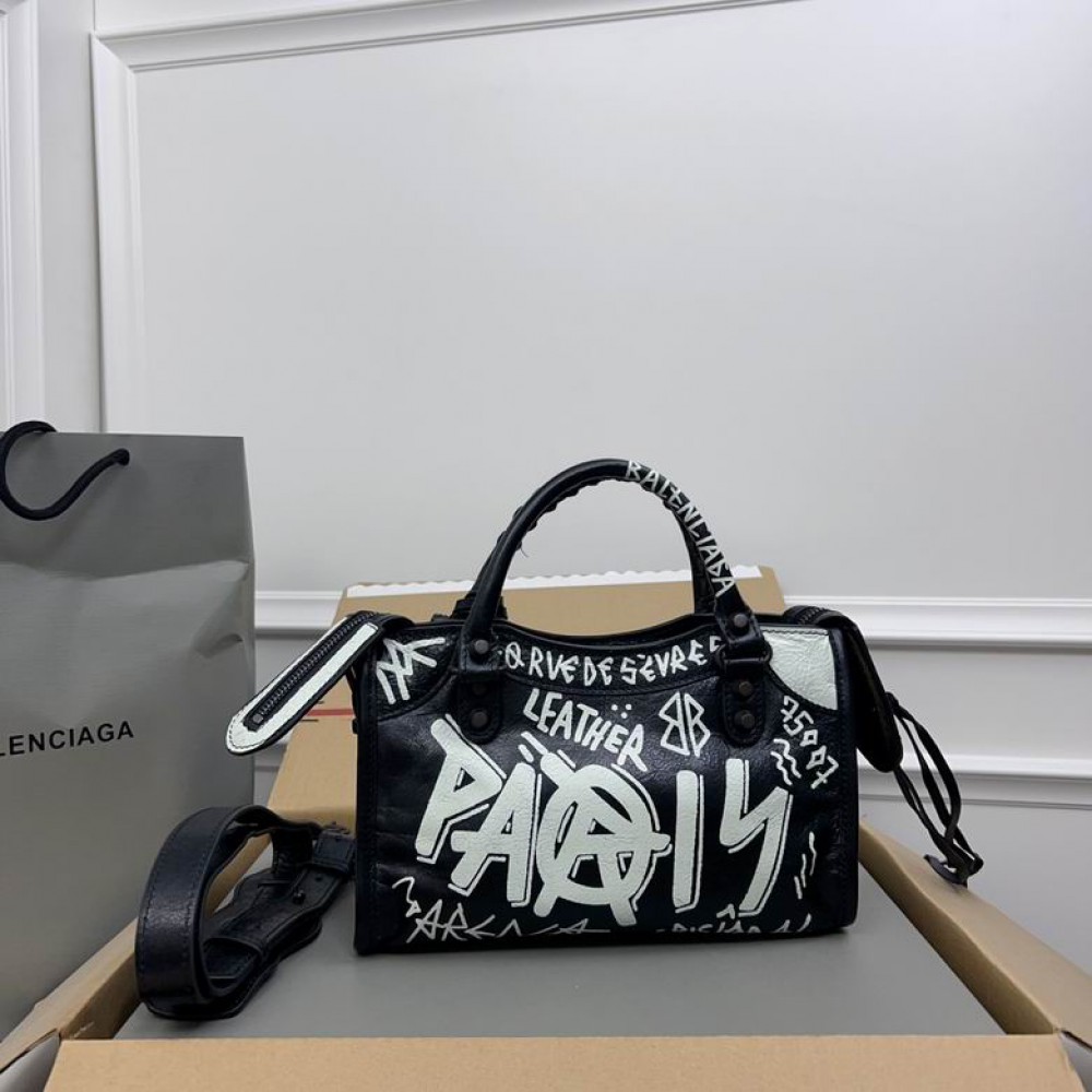 Balenciaga Graffiti Bag city 24x17x10cm Bags