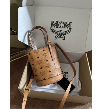 MCM mini aren bucket 19x14.5x9.5cm