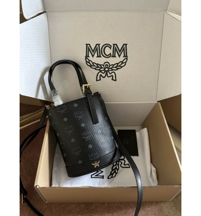 MCM mini aren bucket 19x14.5x9.5cm