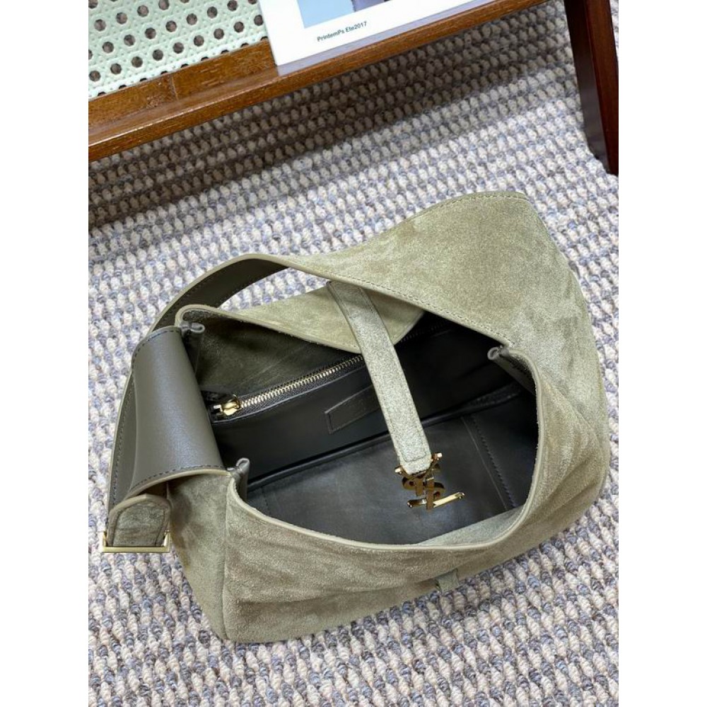 Ysl le 5 a 7 supple 22x22x10cm suede Bags