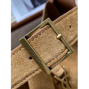 Ysl le 5 a 7 supple 22x22x10cm suede Bags