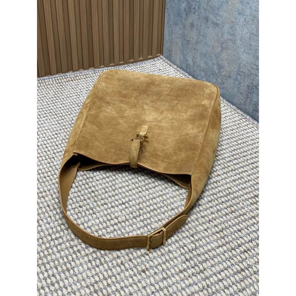 Ysl le 5 a 7 supple 30x31x13cm suede Bags