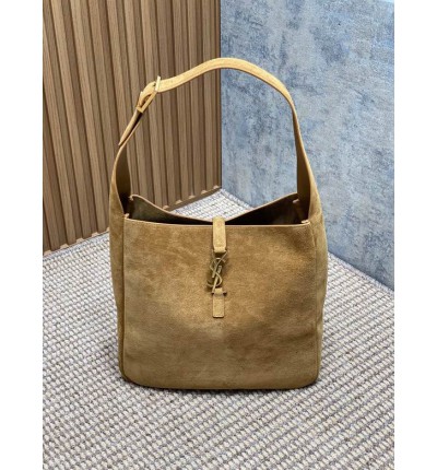 Ysl le 5 a 7 supple 30x31x13cm suede