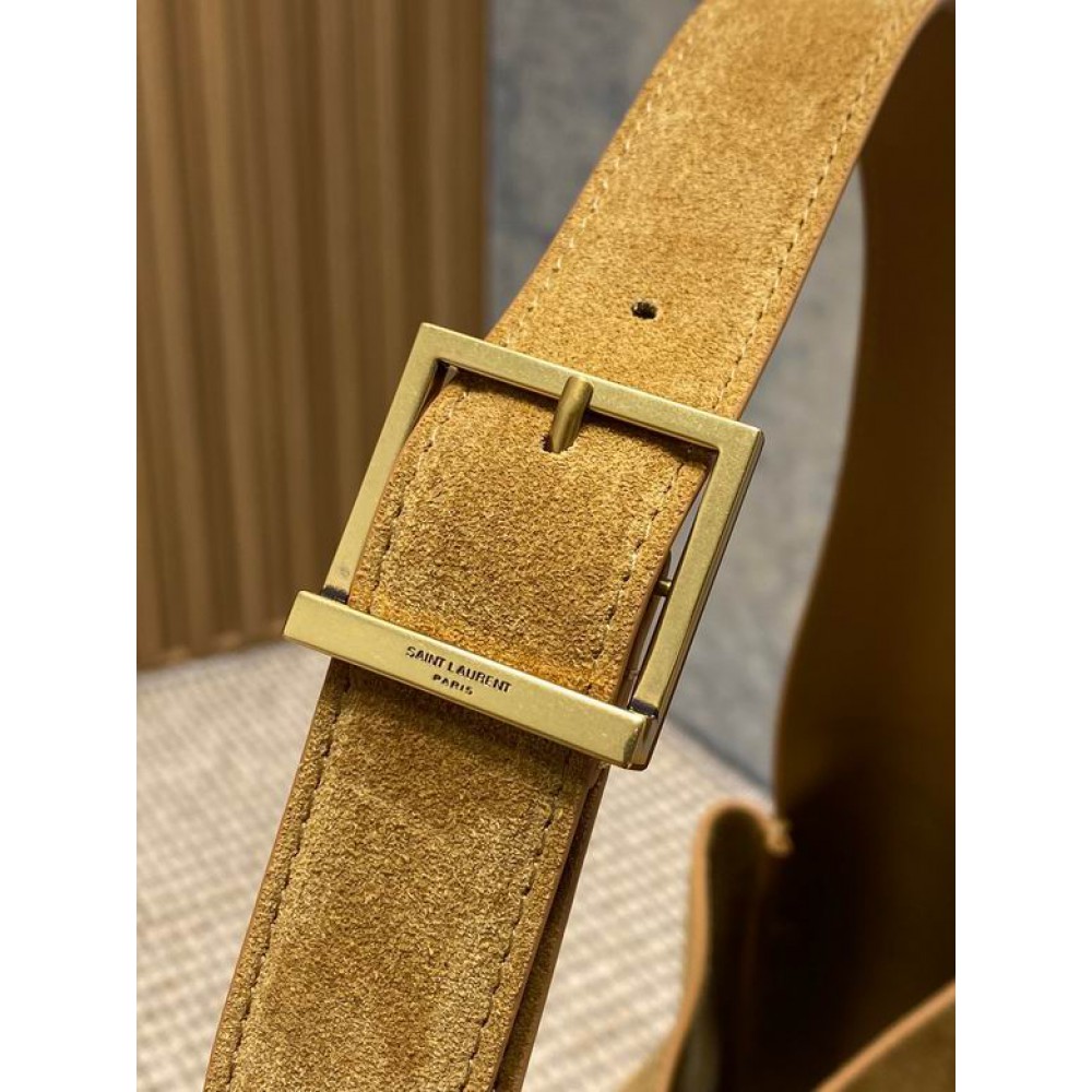 Ysl le 5 a 7 supple 30x31x13cm suede Bags