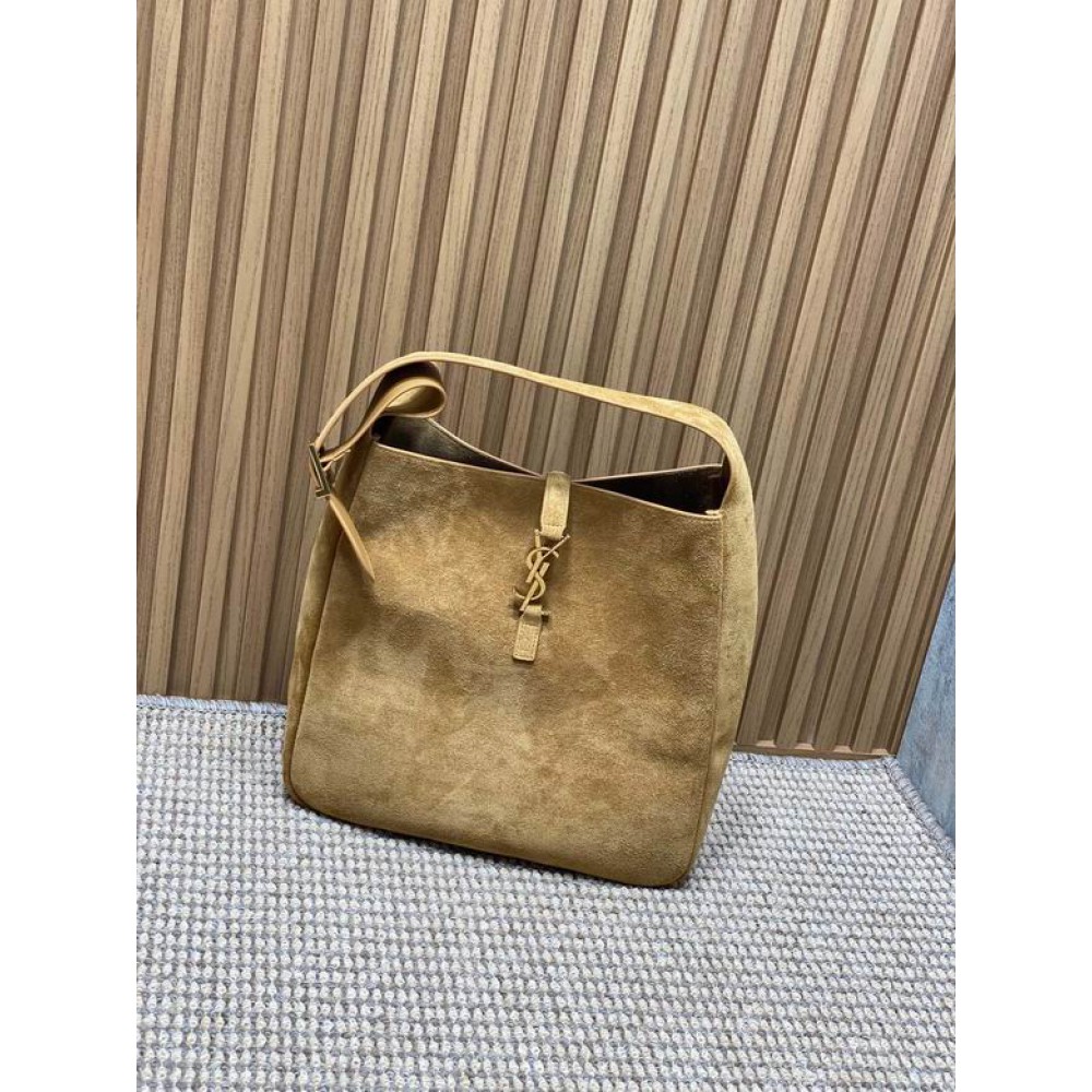 Ysl le 5 a 7 supple 30x31x13cm suede Bags