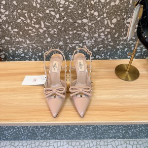 Valentino Garavani Rockstud leather slingback pumps 7cm 35-41 Shoes