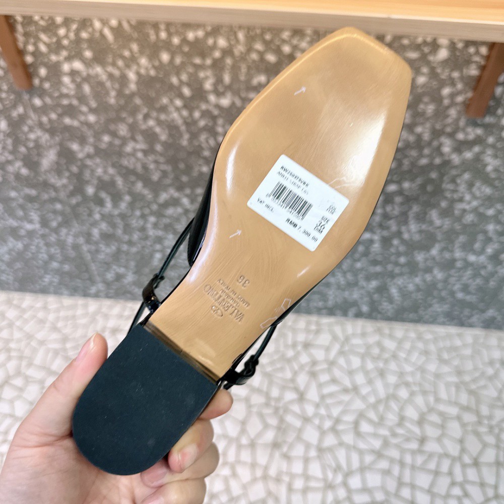 Valentino Garavani VLogo leather slingback flats 35-42 Shoes