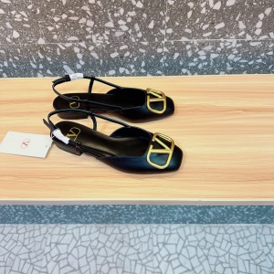 Valentino Garavani VLogo leather slingback flats 35-42 Shoes