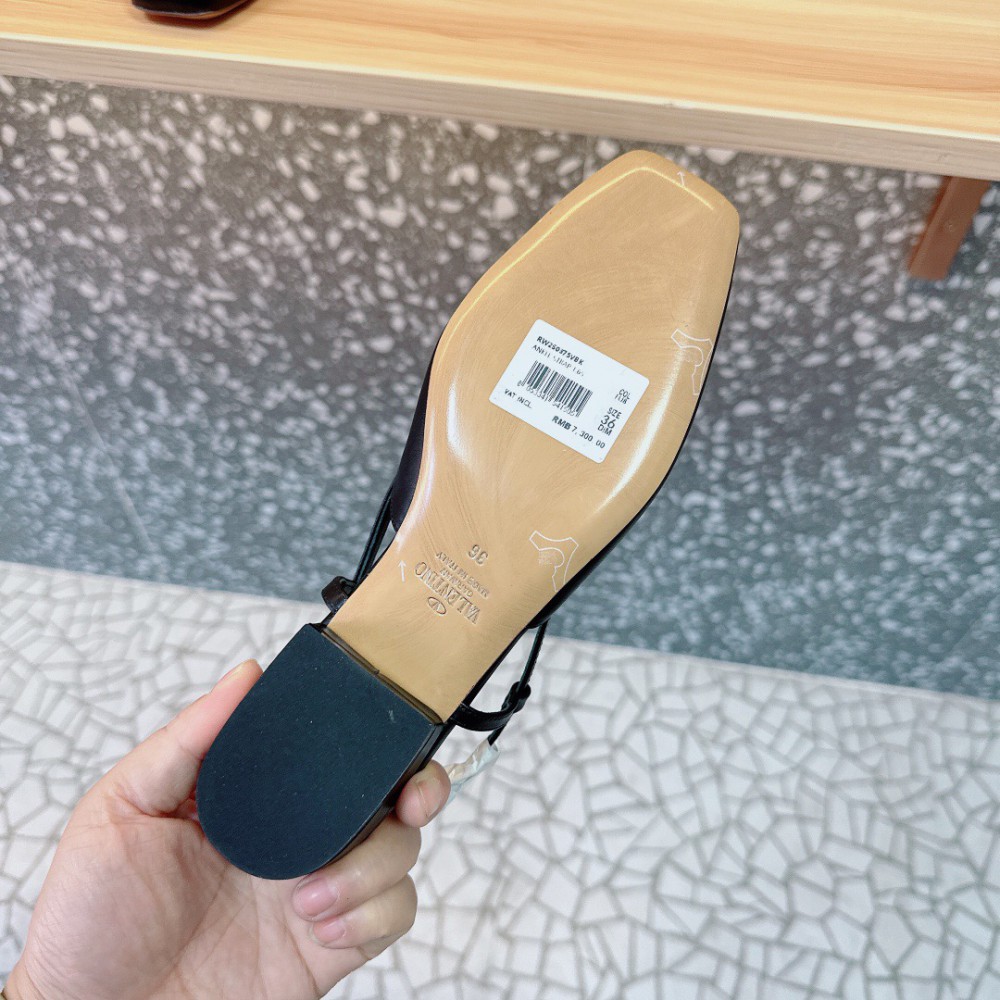 Valentino Garavani VLogo leather slingback flats 35-42 Shoes