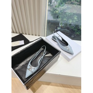 CELINE ALMA TRIOMPHE FLAT SLINGBACK in PATENT CALFSKIN 35-41 Shoes