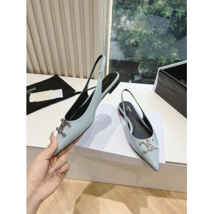 CELINE ALMA TRIOMPHE FLAT SLINGBACK in PATENT CALFSKIN 35-41 Shoes