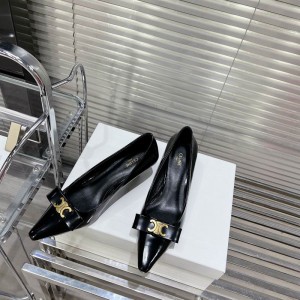 CELINE TRIOMPHE 5cm SLINGBACK in PATENT CALFSKIN 35-41 Shoes