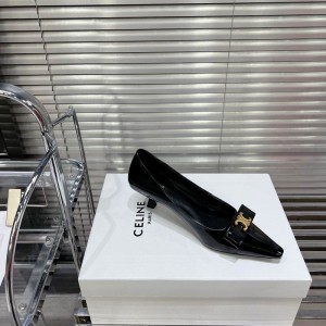 CELINE TRIOMPHE 5cm SLINGBACK in PATENT CALFSKIN 35-41 Shoes