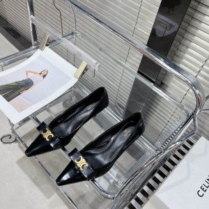 CELINE TRIOMPHE 5cm SLINGBACK in PATENT CALFSKIN 35-41 Shoes