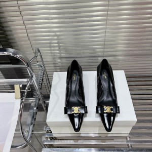 CELINE TRIOMPHE 5cm SLINGBACK in PATENT CALFSKIN 35-41 Shoes