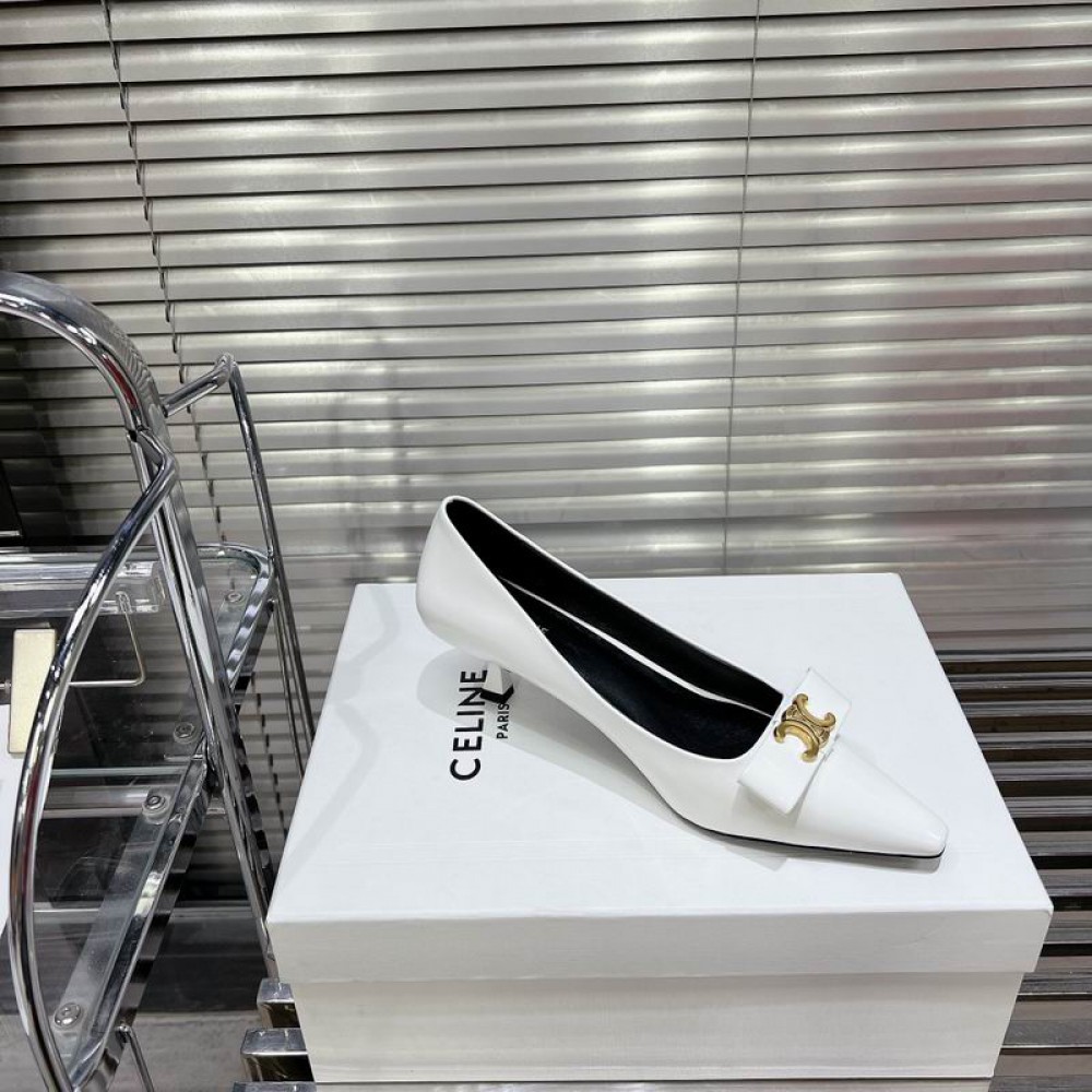 CELINE TRIOMPHE 5cm SLINGBACK in PATENT CALFSKIN 35-41 Shoes