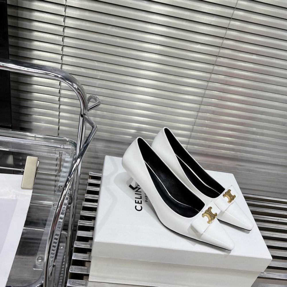 CELINE TRIOMPHE 5cm SLINGBACK in PATENT CALFSKIN 35-41 Shoes