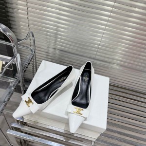 CELINE TRIOMPHE 5cm SLINGBACK in PATENT CALFSKIN 35-41 Shoes