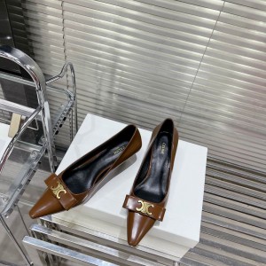 CELINE TRIOMPHE 5cm SLINGBACK in PATENT CALFSKIN 35-41 Shoes