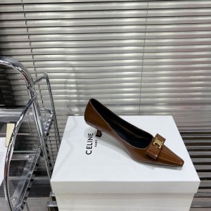 CELINE TRIOMPHE 5cm SLINGBACK in PATENT CALFSKIN 35-41 Shoes