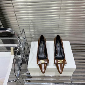 CELINE TRIOMPHE 5cm SLINGBACK in PATENT CALFSKIN 35-41 Shoes